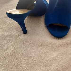 Elegant Blue Women's Heels